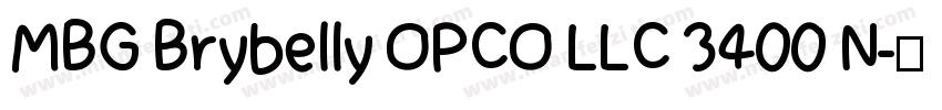 MBG Brybelly OPCO LLC 3400 N字体转换